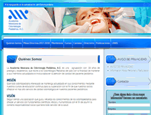 Tablet Screenshot of amop.org.mx